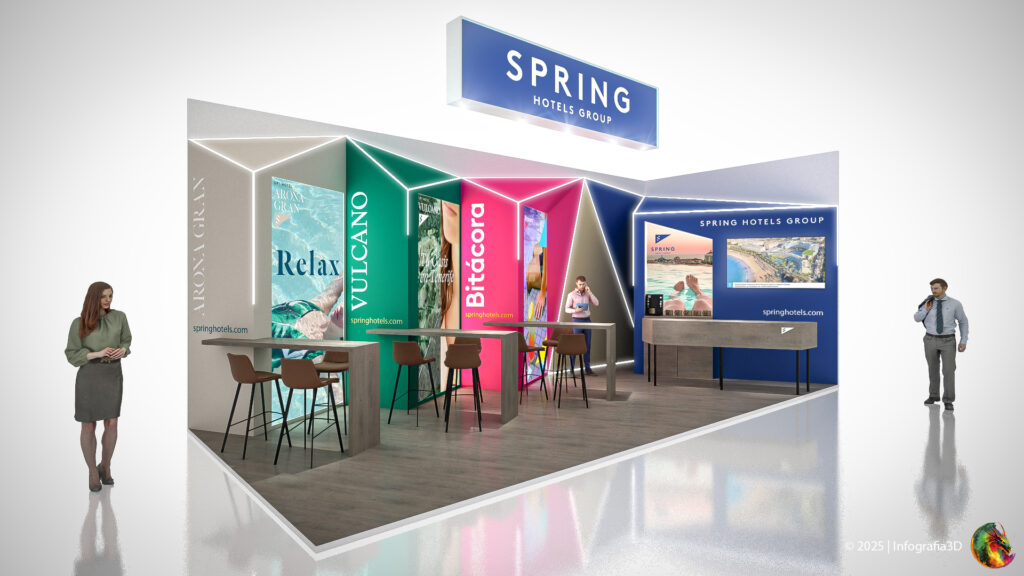 Diseño Stand | Renders/Gráfica