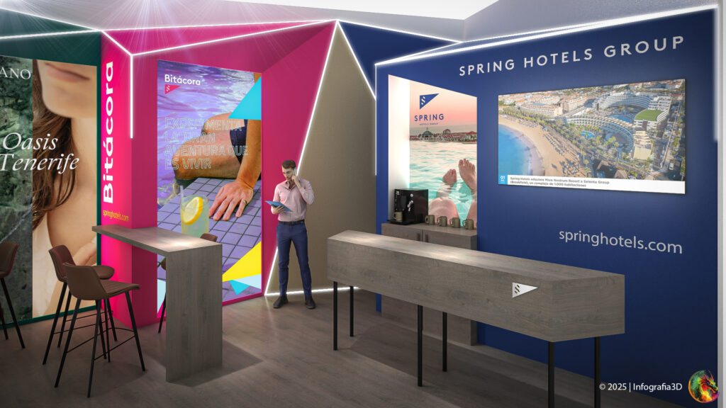 Diseño Stand | Renders/Gráfica