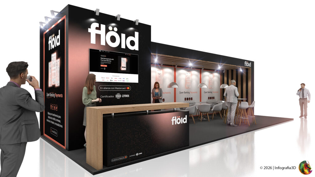 Diseño Stand | Renders/Gráfica/Planos constructivos