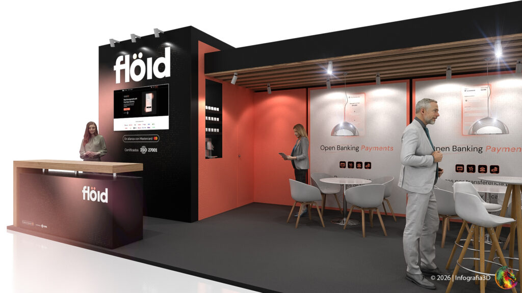 Diseño Stand | Renders/Gráfica/Planos constructivos