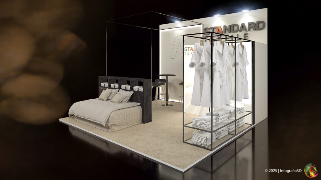 Diseño Stand | Renders/Gráfica/Planos constructivos